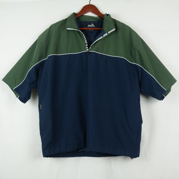 mens short sleeve golf jacket